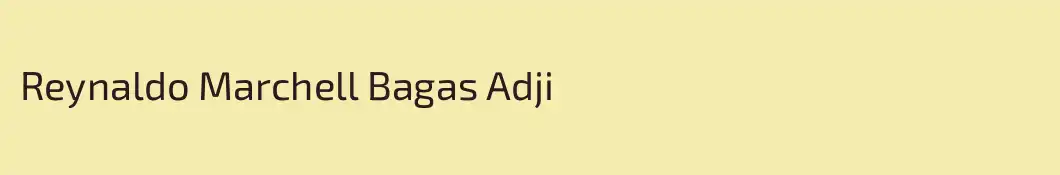 Reynaldo Marchell Bagas Adji